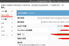 Payoneer美元离岸账号申请教程(Wire USD电汇帐户)!